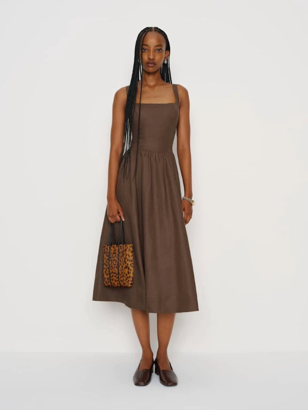 Reformation Janu Linen Dress